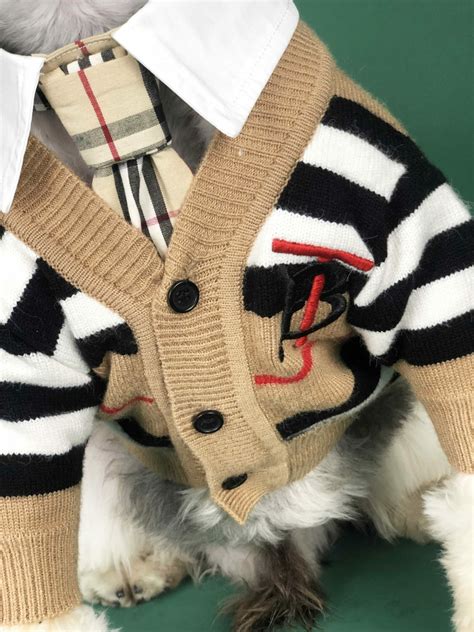 faux burberry dog sweater|Burberry Dog Sweaters .